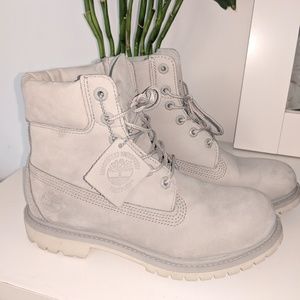 Women's grey timberland boots